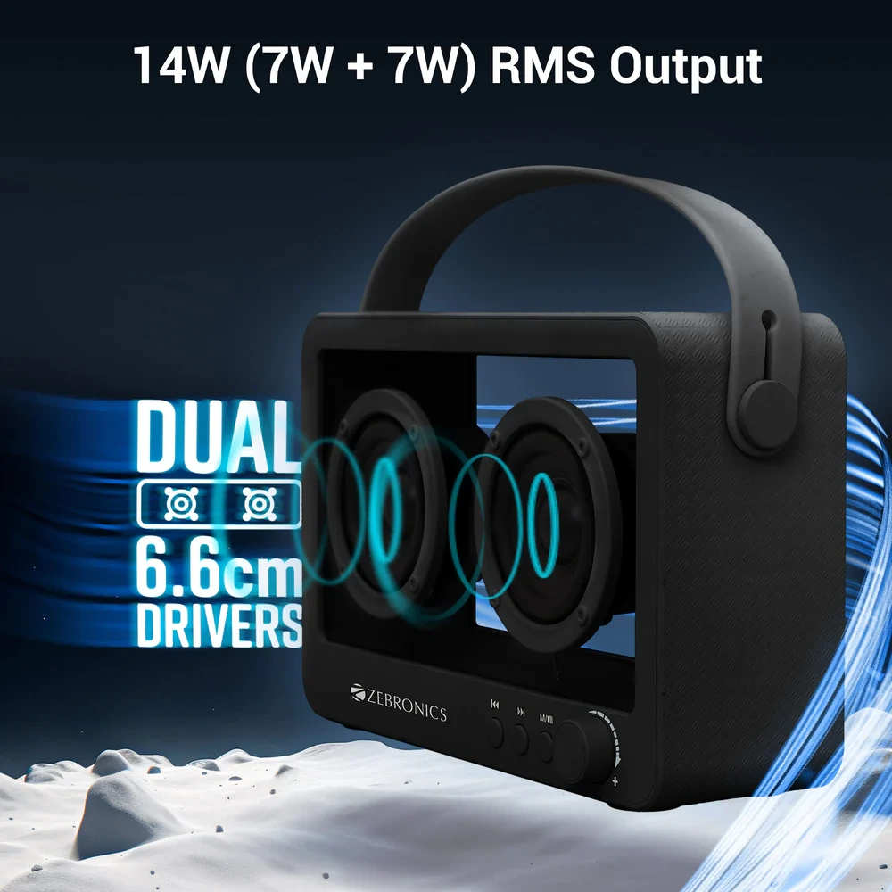 Zebronics Bluetooth Speaker Sound Feast 75 view 4